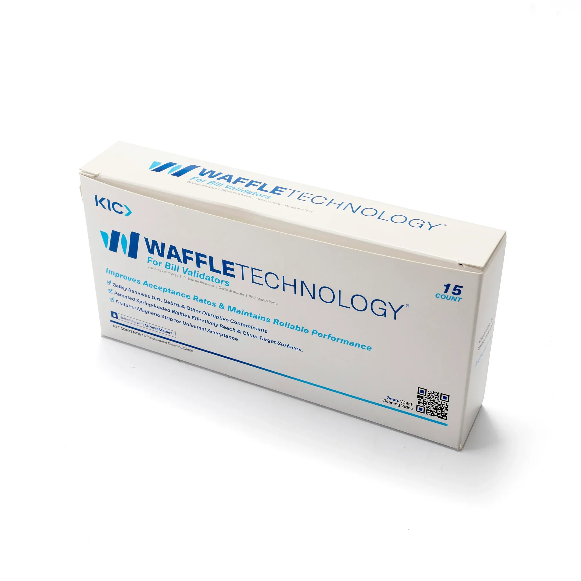 EW3-BMB15M KIC Waffletechnology® Wipes Bill Acceptor 15st